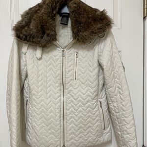 eivissa light cream puff jacket size small